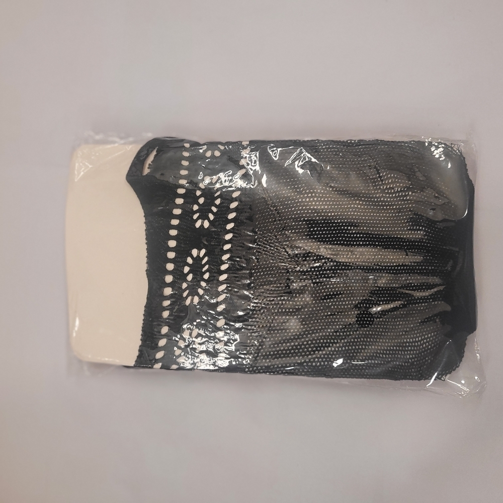 NWT Black Lace Fishnet Stockings One Size Fits Most